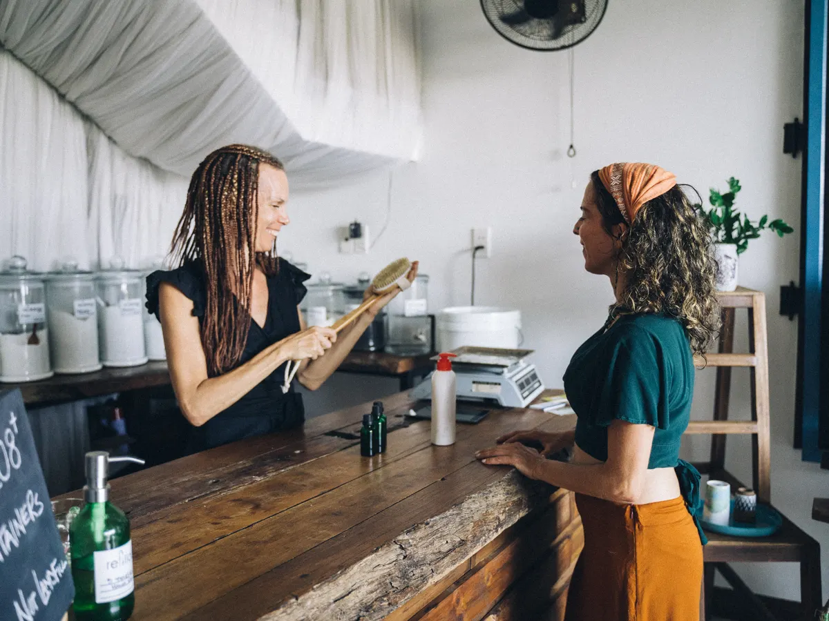 A simple counter QR prompt can turn a happy in-store moment into an easier Google review journey.